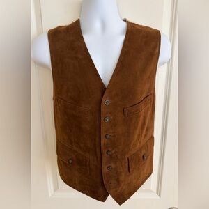 Polo by Ralph Lauren Brown Suede Vest